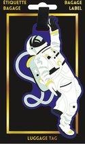 Bagagelabel Astronaut