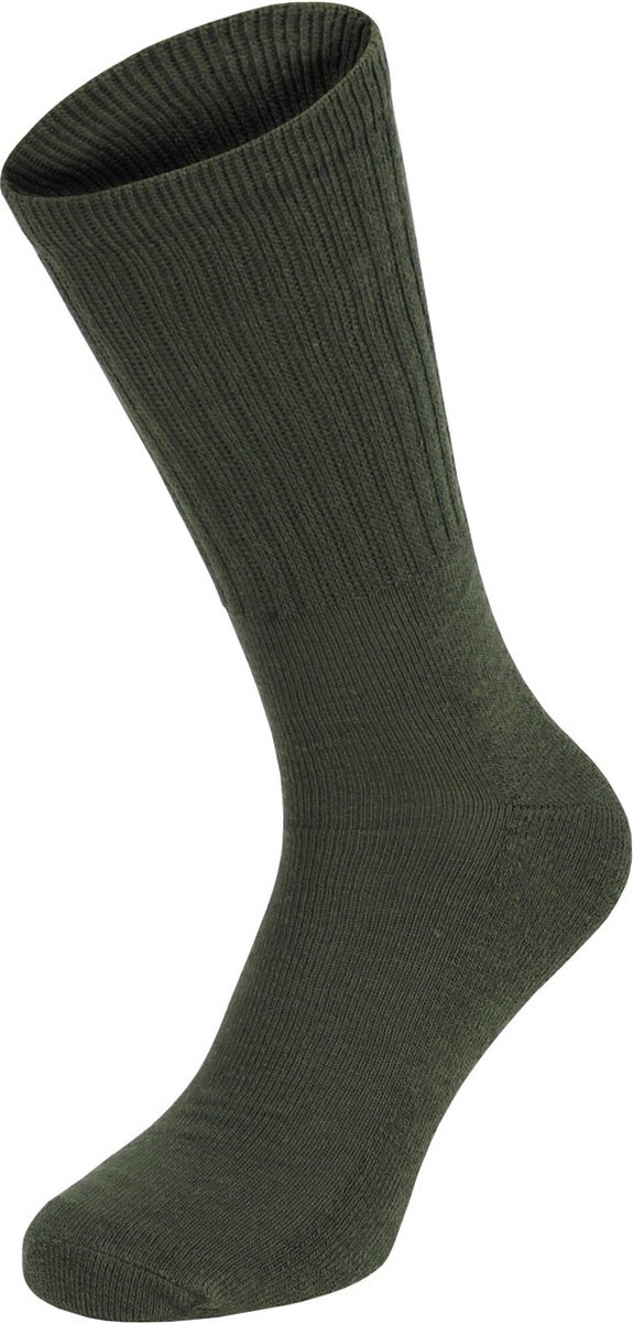 MFH Army Outdoorsokken – halflang set van 3 Legergroen