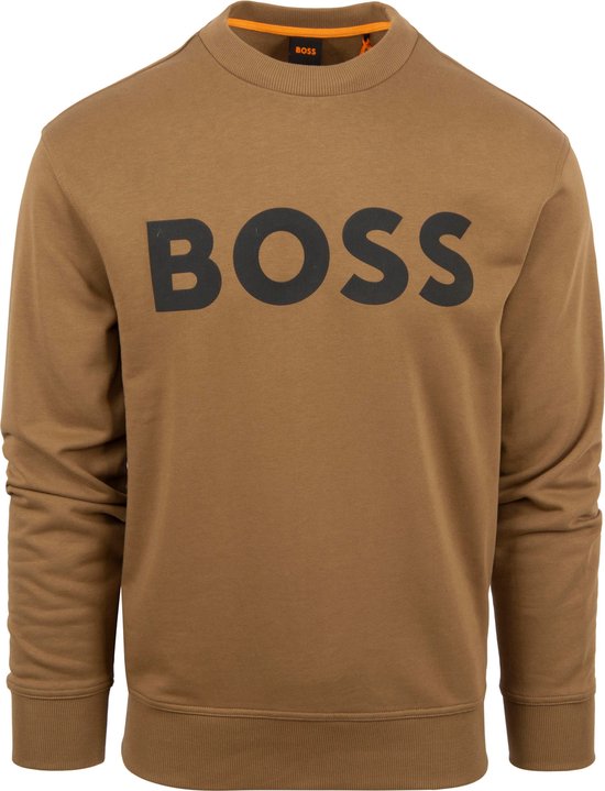 Boss Webasiccrew Pulls & Gilets Men - Pull - Sweat à capuche - Cardigan - Olive - Taille XXL