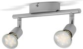 B.K.Licht Lunis II LED plafondlamp - 2-lichts - GU10 - kantelbaar