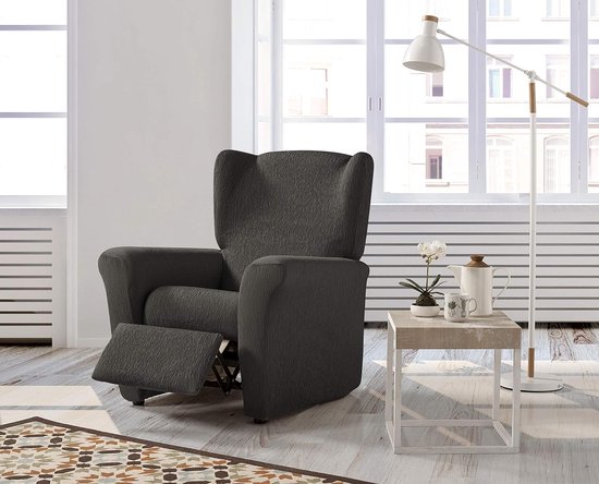 Housses Couleur Noir 70 a 100 cm Textilhome Housse Fauteuil Relax Complète TEIDE Elastique Housses Couleur Noir 70 a 100 cm Textilhome Housse Fauteuil Relax Complète TEIDE Elastique