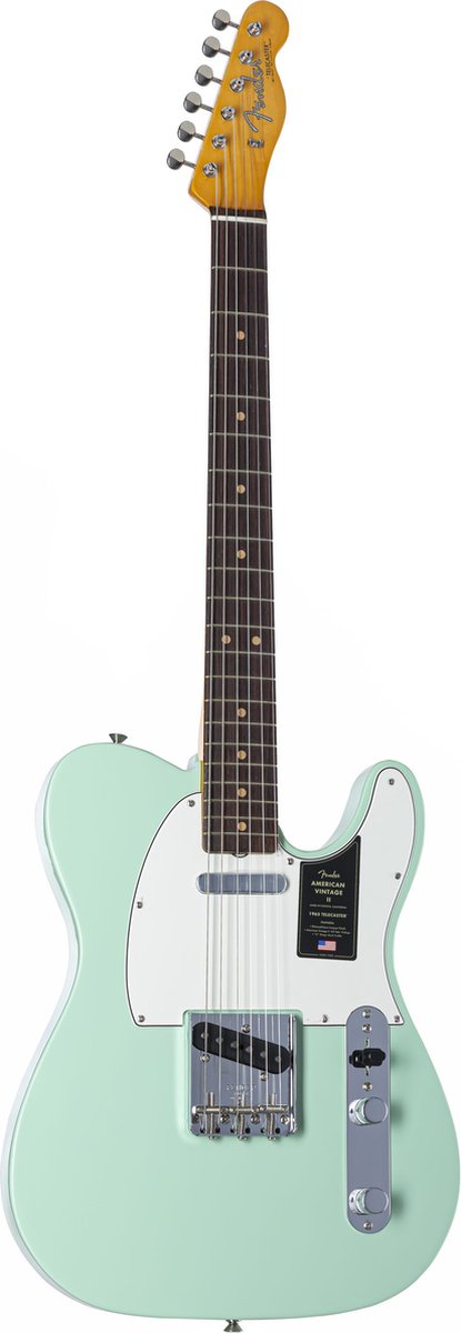 Fender American Vintage II 1963 Telecaster RW Surf Green - Elektrische gitaar