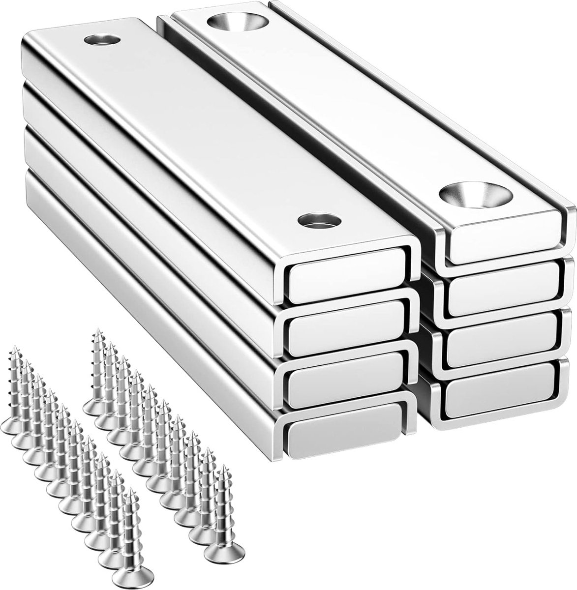 Aenienoe 38 Pièces Aimant Puissant Aimant Neodyme Aimant Frigo Pour Tableau Magnétique Blanc,Tableau,Bureau,école,RéFrigéRateur,12x16mm
