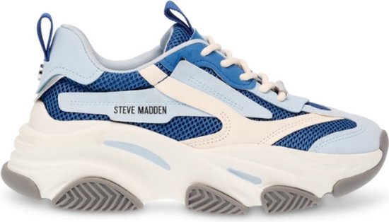 Steve Madden Possession Lage sneakers - Dames - Blauw - Maat 37