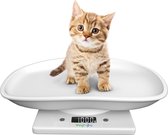 Dierenweegschaal Puppy Kitten Keukenweegschaal digitaal Weegschaal - Dieren Weegschaal - Keuken Weegschaal met Kom - Precisie Weegschaal - Kleine Weegschaal tot 10 kg