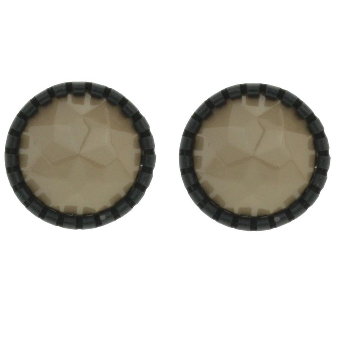 Behave - Oorstekers dames - Beige detail - Tijdloos casual accessoire