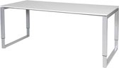 Verstelbaar Bureau - Domino Plus 180x80 grijs - alu frame