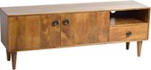 Wandmeubel - retro kast - oil finish - tv meubel - by Mooss - breed 150 cm