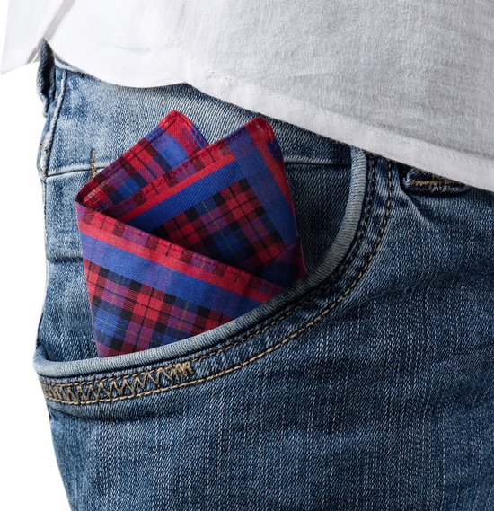 JEMIDI 12 pièces Mouchoirs pour femmes 30 x 30 en 100% Katoen Design