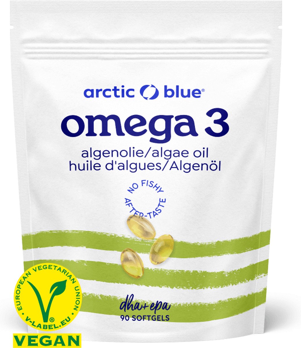 Goedkoopste Arctic Blue - Omega 3 Algenolie Capsules - 420 mg DHA 140 mg EPA - 45 doseringen - Vegan Keurmerk