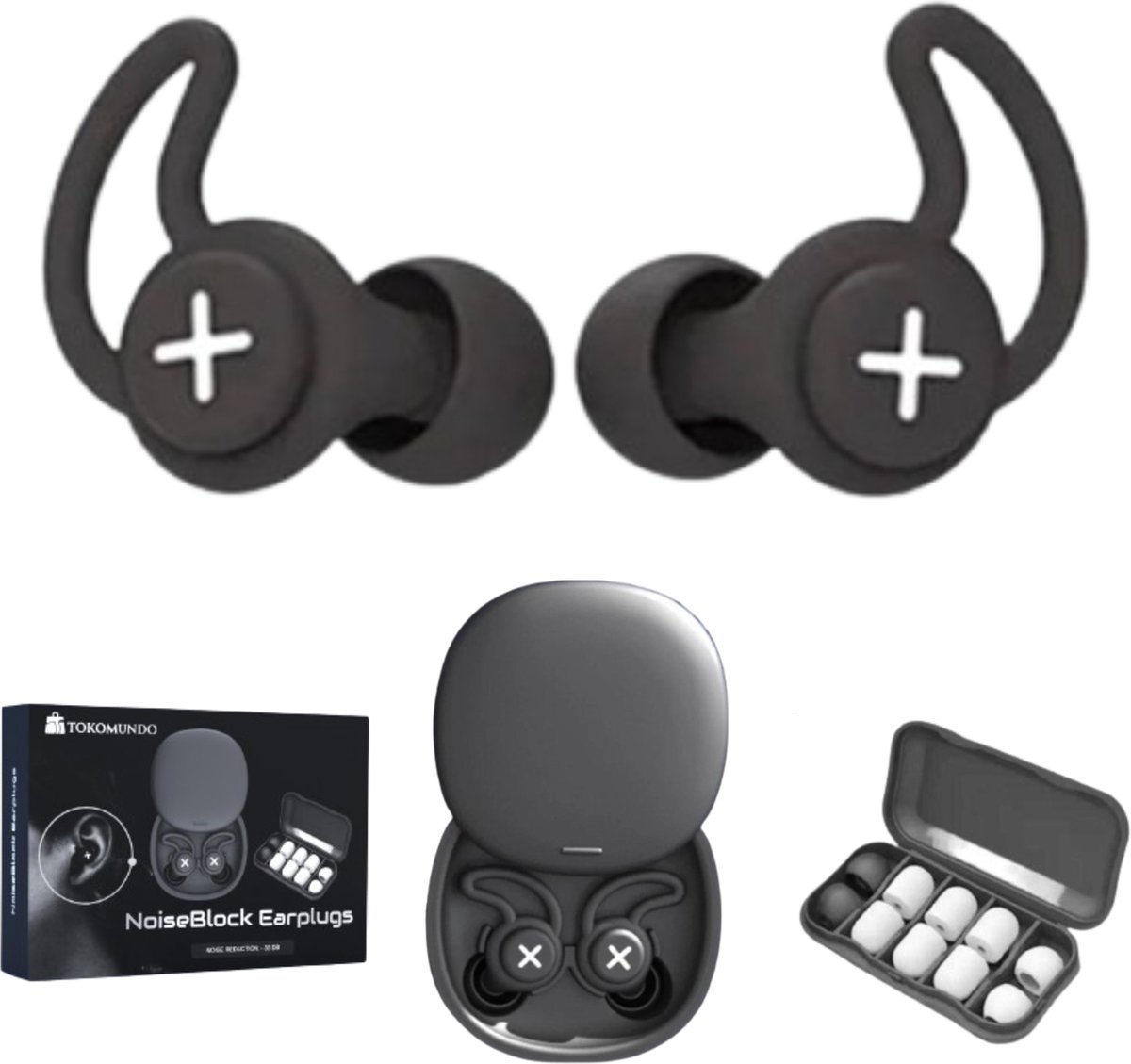 Goedkoopste NoiseBlock Oordopjes voor Slapen & tegen Snurken - Oordoppen Gehoorbescherming - Anti Snurk Sleep Plugs - Earplugs - 33 dB