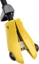 vidaXL - Schoenspanners - met - schoenlepel - EU - 34-37 - kunststof - geel