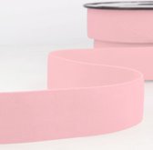 Elastiek 1 meter gekleurd roze 25mm breed - rek voor taille en meer - Stoffenboetiek