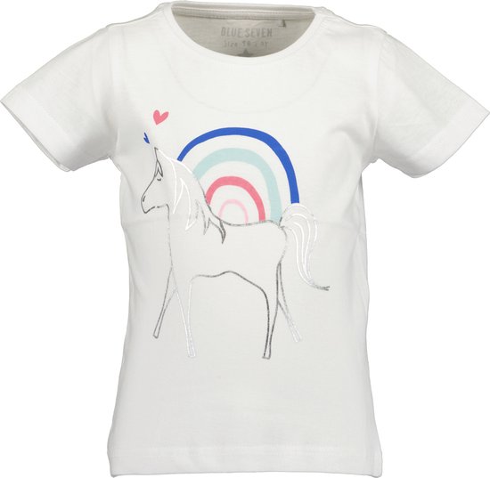 Blue Seven HORSES Meisjes T-shirt Maat 128