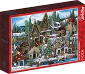 Alipson kerstpuzzel 1000 stukjes "Kerst in kabouterdorp"