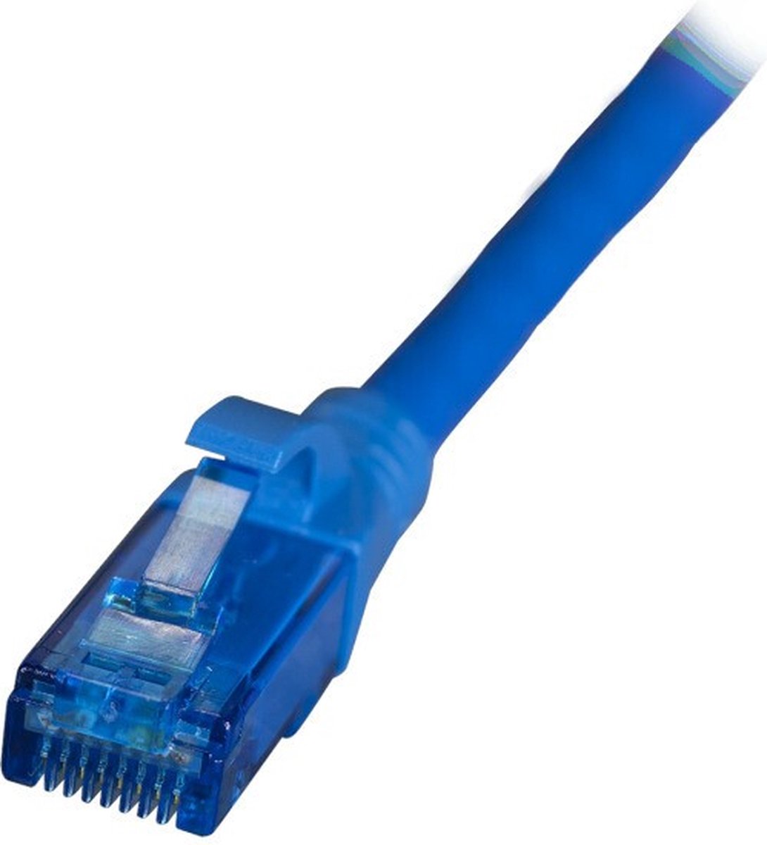 CAT6a UTP kabel 0.5 meter Blauw