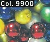 GÜTERMANN GLASPARELS 6MM 9900 kleurenmix 2 KOKERS a 27 GRAM, a 100 stuks