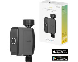 Hombli Water Controller V2 - Slim Irrigatiesysteem, Smartphone Bediening, Timers, Scenario`s, Schema`s, Stembesturing, Bluetooth verbinding