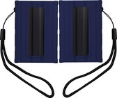 kwmobile boîtier de disque dur - adapté pour Samsung Portable SSD T7 Shield - Couvercle SSD en silicone - En bleu