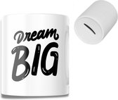 Spaarpot - Dream Big - Sparen - Doelen - Dromen - Geschenk - Herbruikbaar - Cadeau
