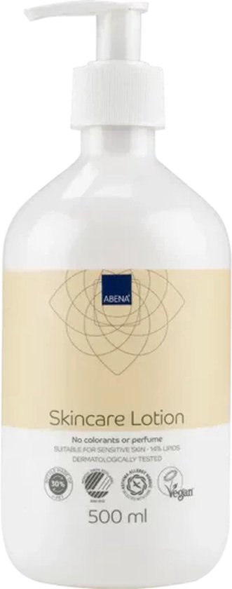 Foto: Abena bodylotion dames ongeparfumeerd 500 ml bodylotion heren bodylotion droge huid voor het gehele lichaam ook handen en gezicht vegan