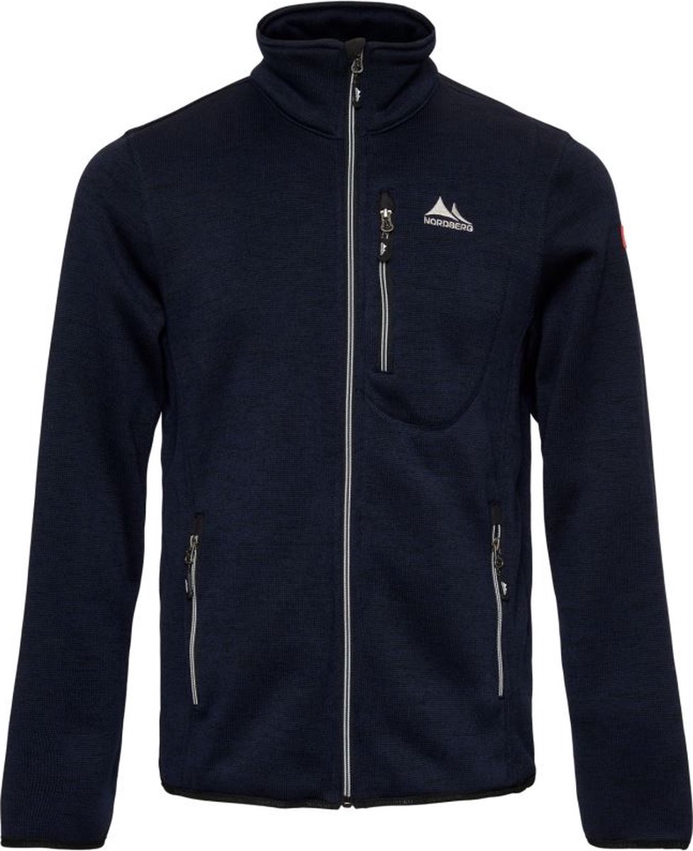 Nordberg Benjamin Fleece Vest Heren Melange Multicolor