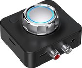 DrPhone Skylink6 Bluetooth 5.0 ontvanger 5.0 – 3D stereo - Draadloze adapter met MicroSD kaart/ RCA & 3.5mm aux Ingangen – Geschikt voor o.a stereo’s / auto / speaker etc - Zwart