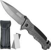 Couteau de poche de Survie AdroitGoods - Nova X52 - Couteau de Survie - Couteau de chasse - Acier et fibre de carbone - Camping