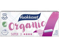 Vuokkoset Tampons Super Bio — 320 stuks