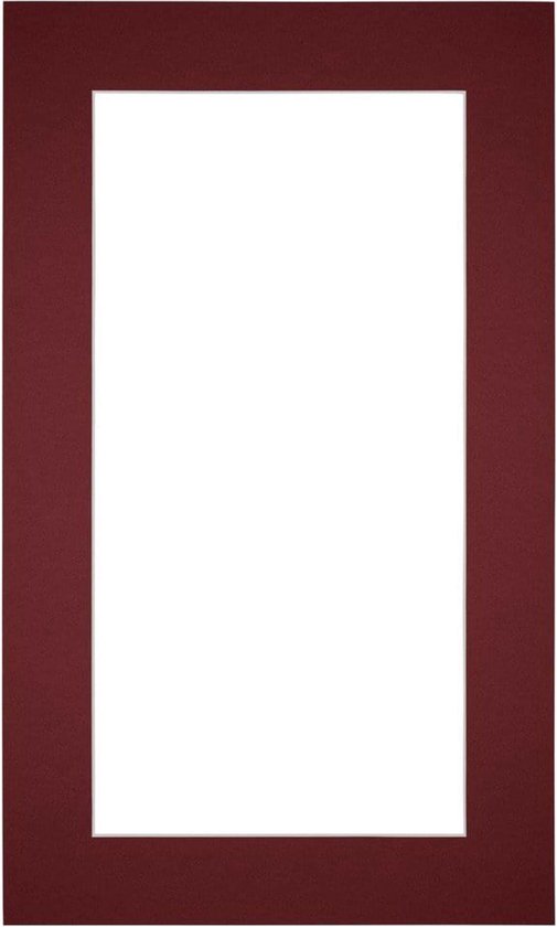 Votre Déco Passe-Partout - Format cadre 30x50 cm - Format photo 20x40 cm - Bordeaux