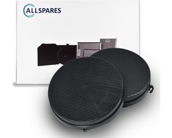 AllSpares Koolstoffilter (2st.) voor afzuigkappen geschikt voor Falmec Nr. 6 (Ø170mm)
