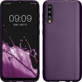 kwmobile phone case pour Samsung Galaxy A50 - Coque pour smartphone - Coque arrière en blackberry métallisé