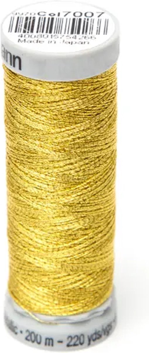Mettler Naaigaren metallic goud 100m