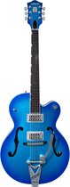 Gretsch G6120T-HR Brian Setzer Hot Rod Hollow-Body Bigsby Candy Blue Burst - Semi-akoestische Custom gitaar