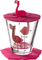 Leonardo Kinderglas Set Bambini Flamingo 215 ml - 3-Delig