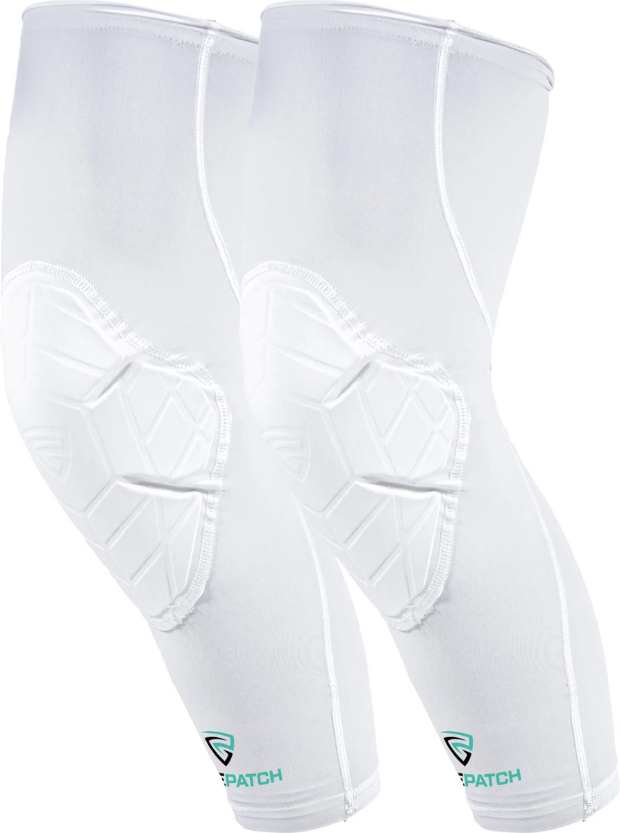 GAMEPATCH | Knee pads | Wit | Maat S | Basketball | Handball | Urban Sports