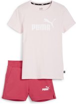 PUMA Logo Tee & Shorts Set G FALSE Broek - Puma White