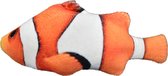 Nemo kattenspeeltje - speelgoed voor katten met kattenkruid - kleur wit oranje