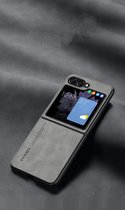 Coque Samsung Z Flip 5 compatible avec Samsung Galaxy Z Flip 5 Téléphone portable en cuir