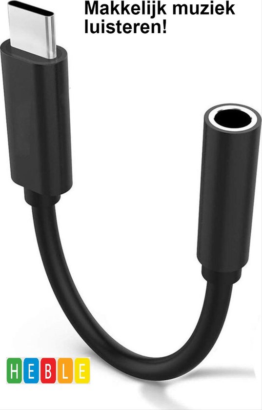 USB-C naar 3.5mm AUX Adapter met DAC - Digitale Audio ... - Bol