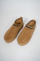 Camel boots Tasman | Schoenen dames | Kerst | Fluffy boots | Casual | Lage laars | Kleur Camel | Maat 40
