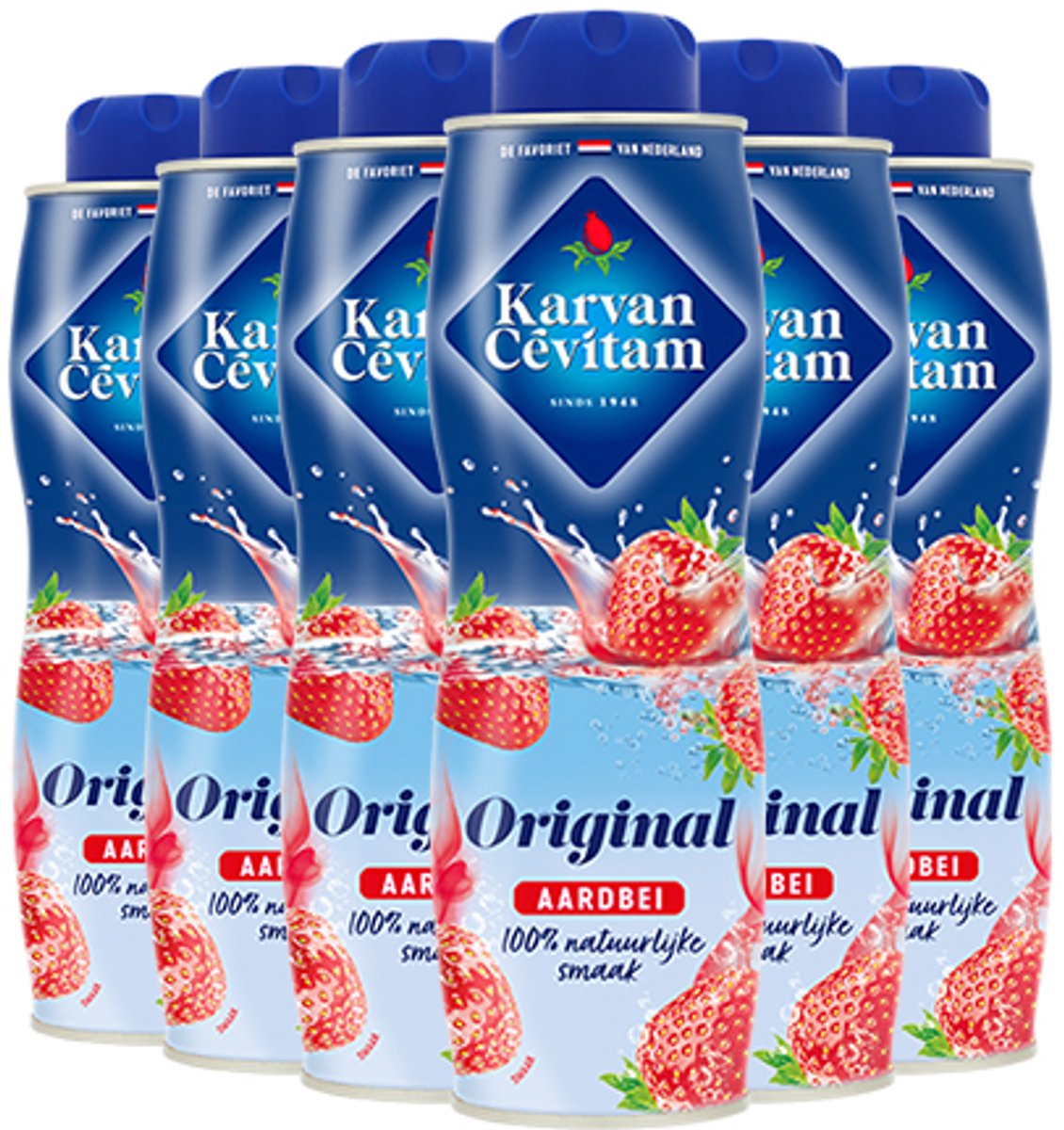 Karvan Cévitam aardbei - Siroop - 6 x 600ml