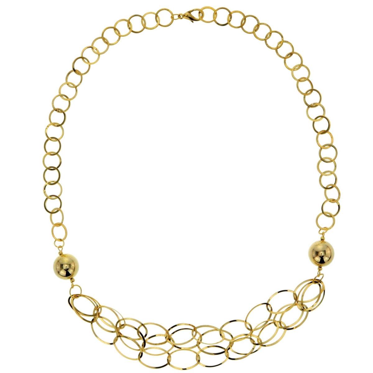 Behave - Lange ketting dames - goudkleur - statement - elegant chic