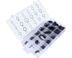 borgring set - 300 dlg - buitenwerks assortiment - seegerring clips - asta