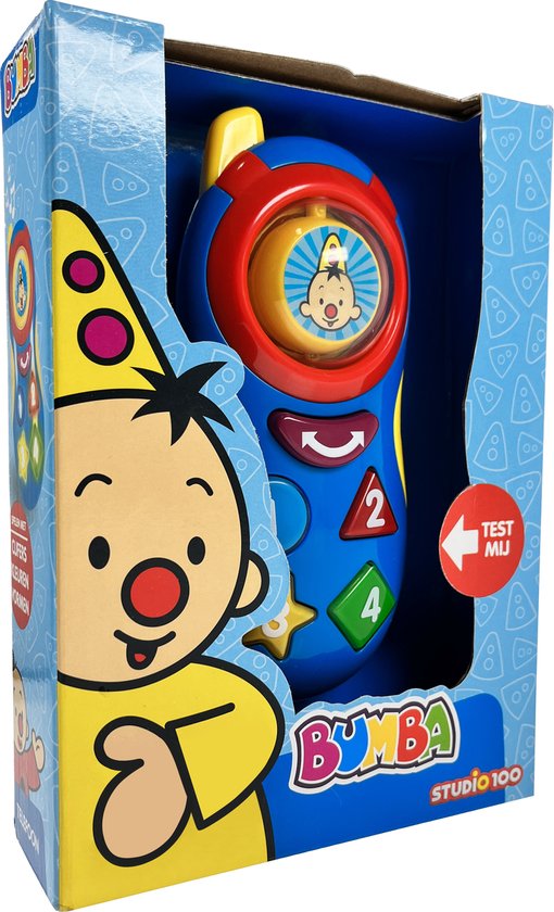 Bumba speelgoedtelefoon- spelen met cijfers, kleuren en vormen - Bumba