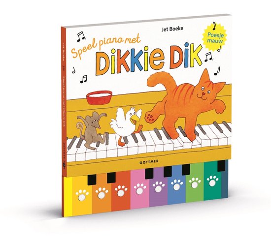 Speel piano met Dikkie Dik cadeau geven