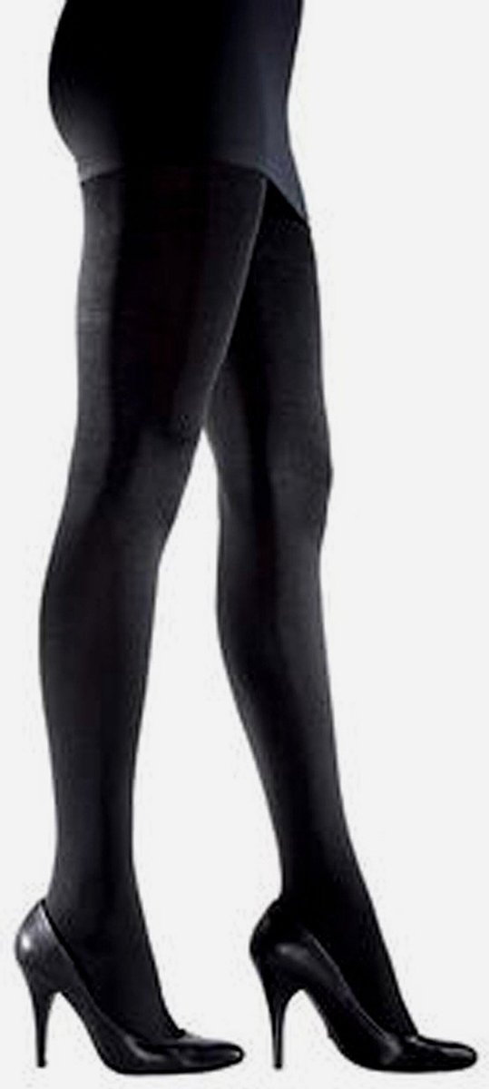 Platino Termico 180 den fleece panty maat 42/46 zwart