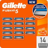 Gillette Fusion5 Scheermesjes Voor Mannen - 14 Stuks