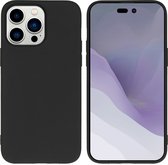 Color Backcover iPhone 14 Pro Max - Zwart