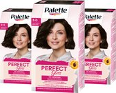 Poly Palette - Perfect Gloss - 3-0 Zwartbruin - Semi-permanente haarverf - Haarkleuring - 3 stuks